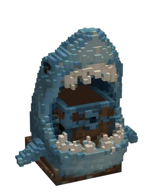 Shark Crate, Minecraft model