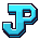 JackpotMC monogram, cyan