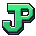 JackpotMC monogram, emerald