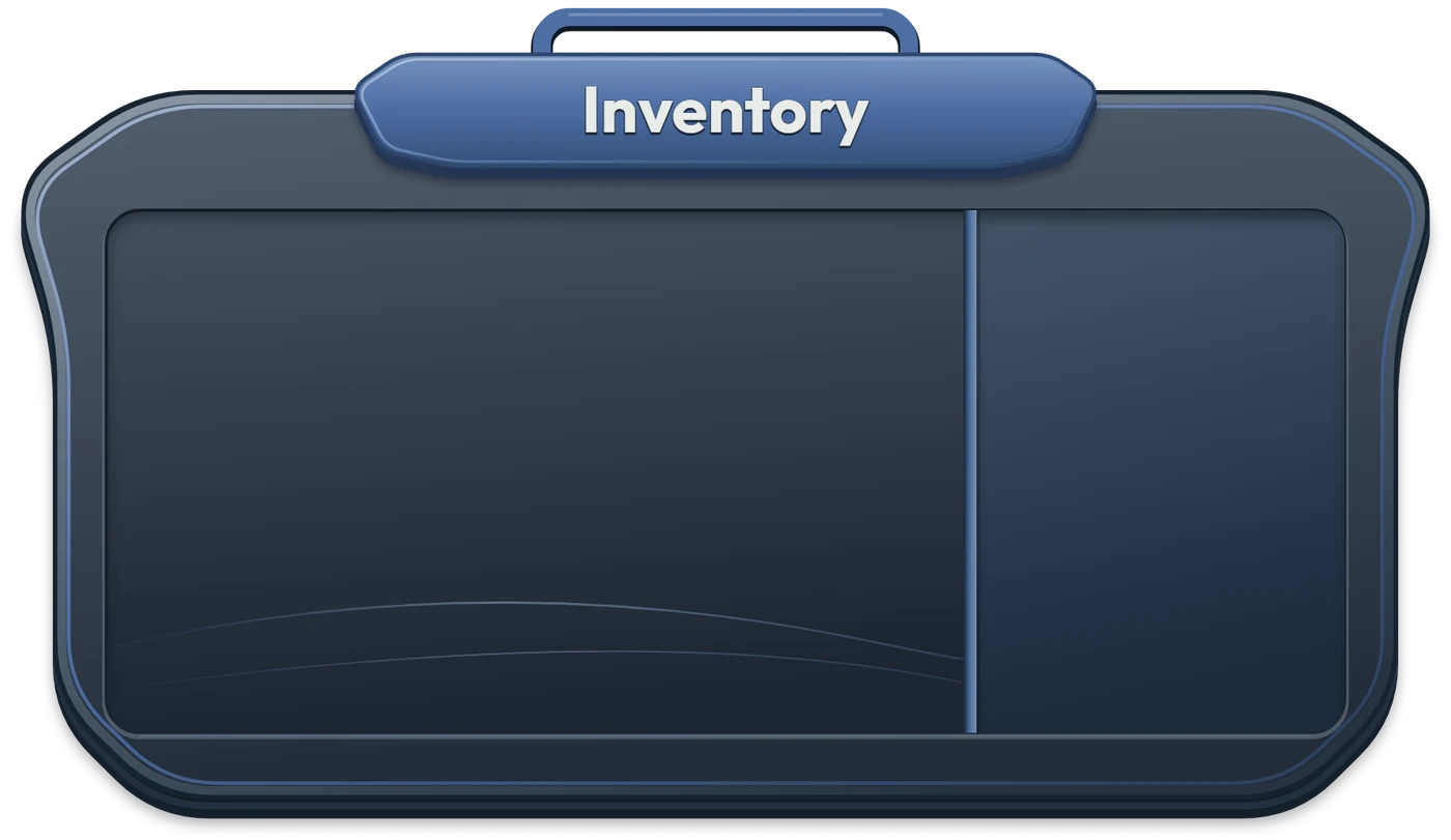Inventory menu, Build a Biome GUI