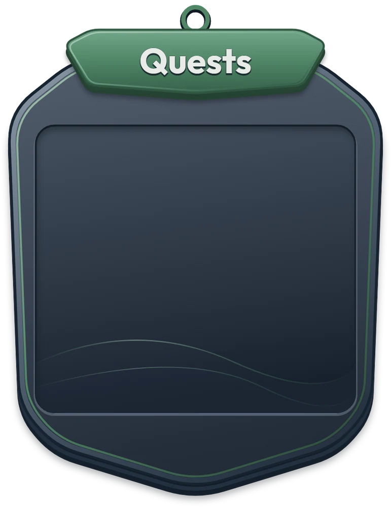 Quests menu, Build a Biome GUI