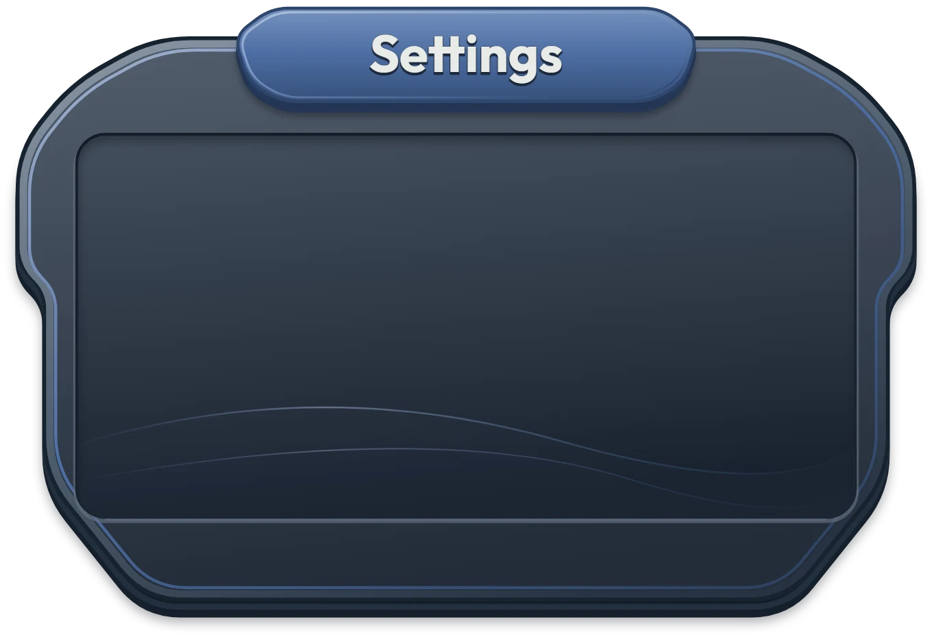Settings menu, Build a Biome GUI