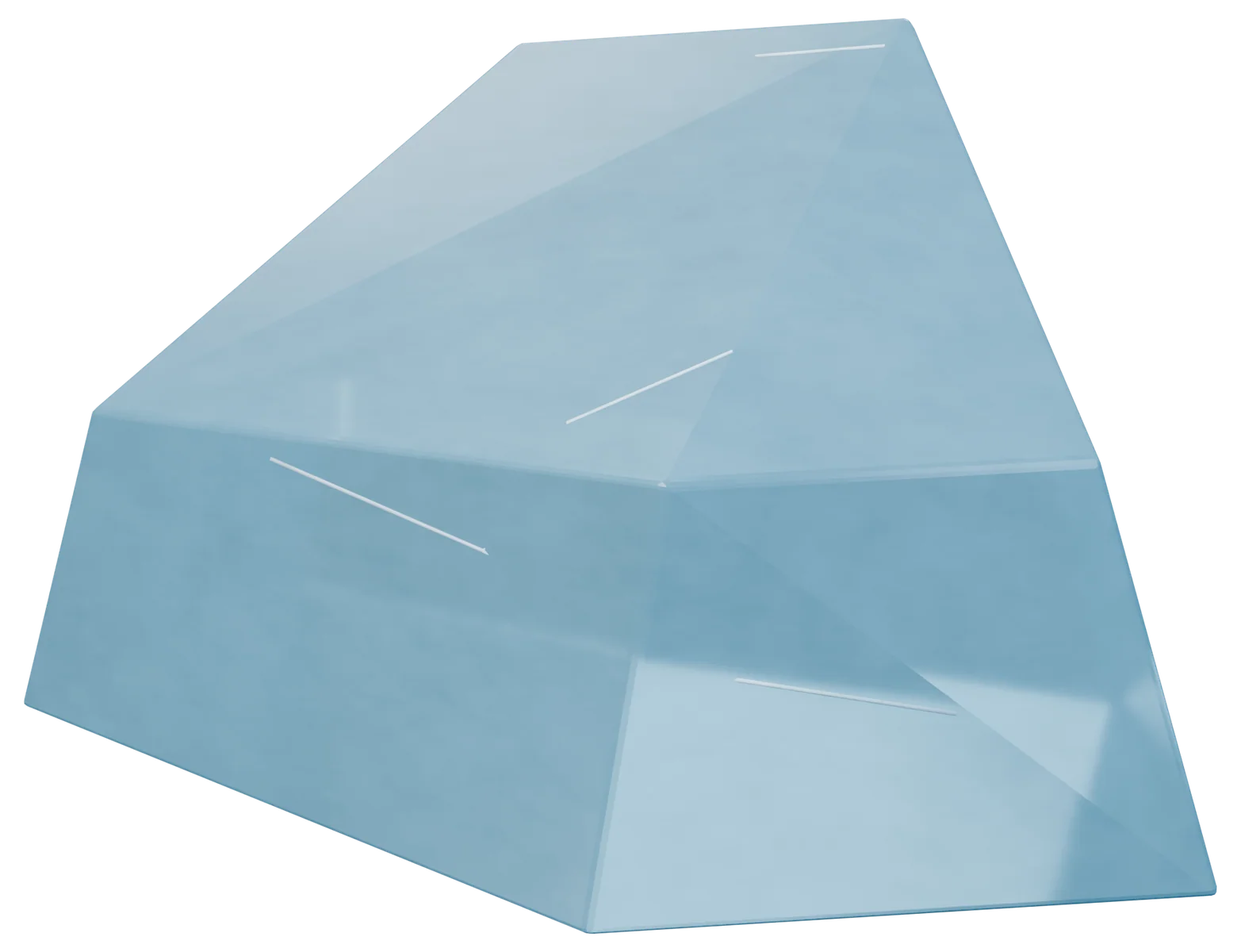 Ice, frost biome material, 3D render