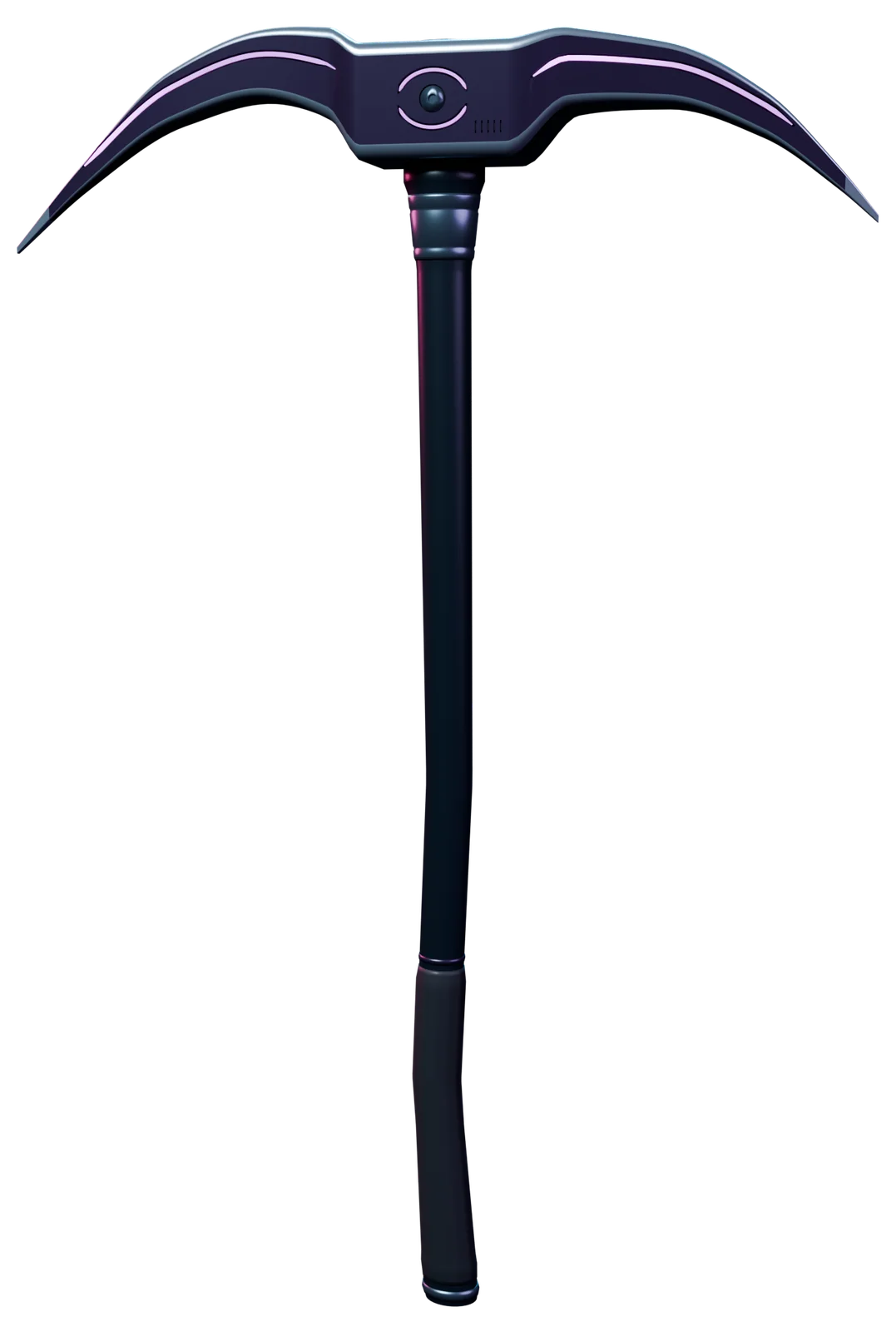 Parallax pickaxe, cybercity biome, 3D render